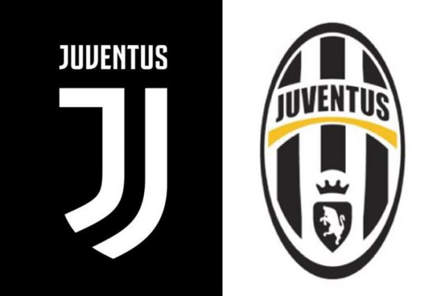 juventus logo vechi versus nou