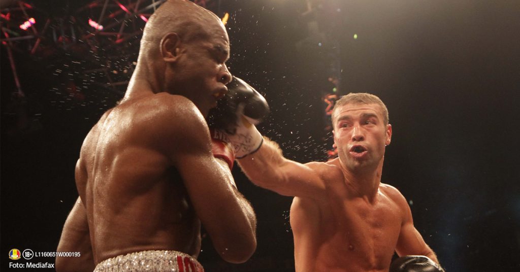 Lucian Bute (dreapta)