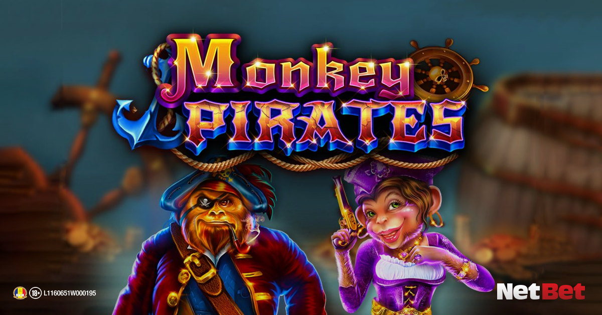 Monkey Pirates - păcănele cu maimuțe bani reali de la GameArt