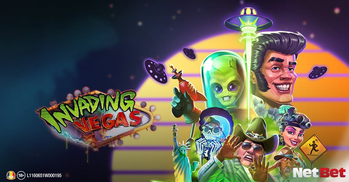 Invading Vegas - petrecere cu extratereștrii pe rolele NetBet Casino