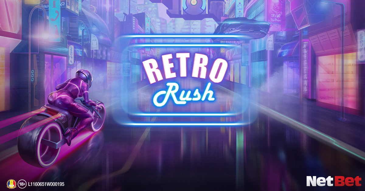 Orașul viitorului în stil cyberpunk - Retro Rush