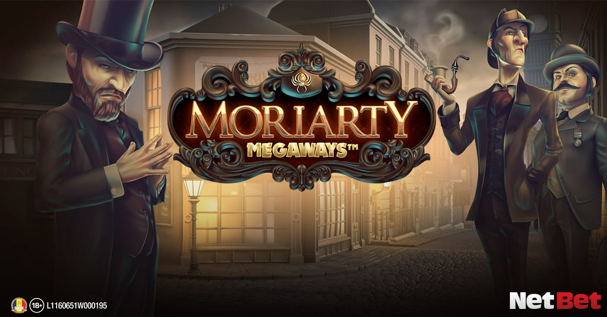 Moriarty și Sherlock Holmes în păcănelele Moriarty Megaways