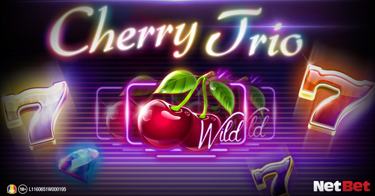 Cherry Trio - pacanele clasice online cu fructe