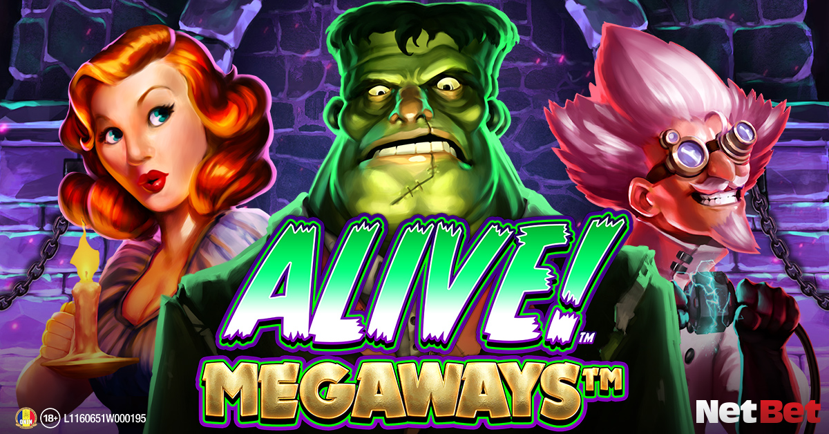 Frankenstein în slotul online Alive Megaways
