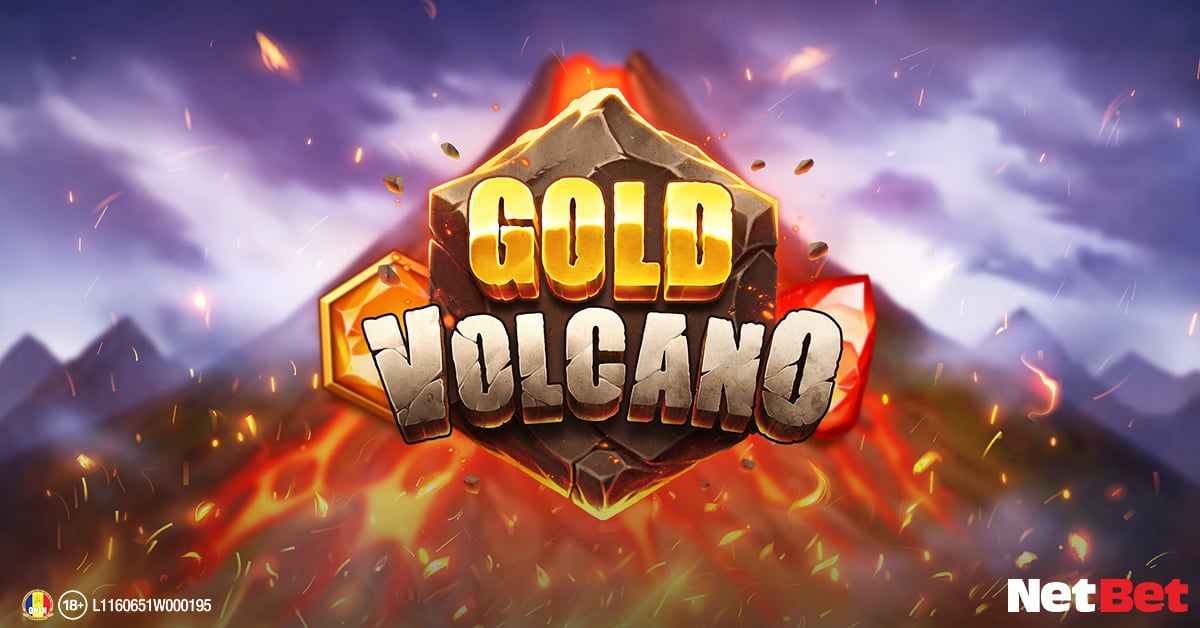 Gold Volcano - sloturi tematice cu vulcani
