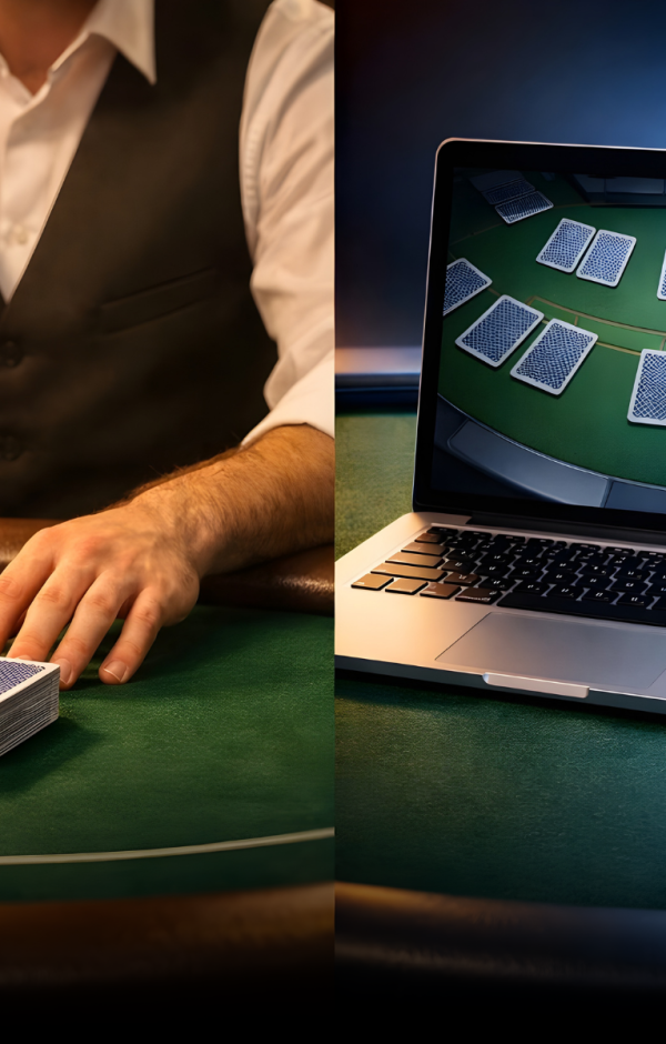 Blackjack live vs blackjack digital