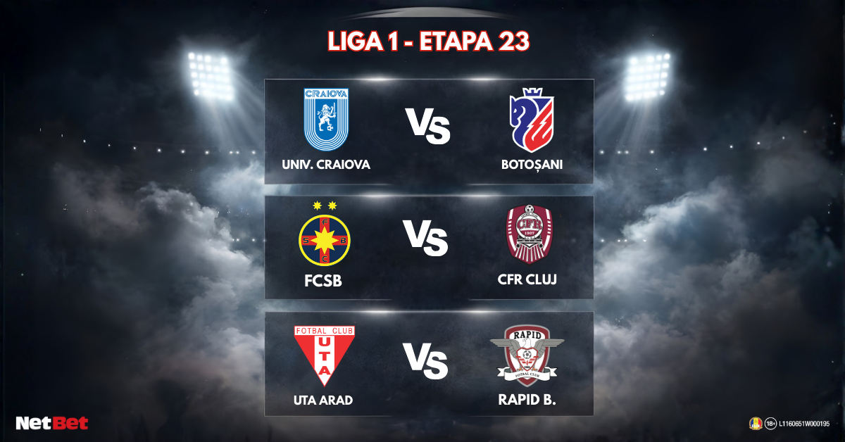 Liga 1 Etapa 23 Superliga cote pariuri