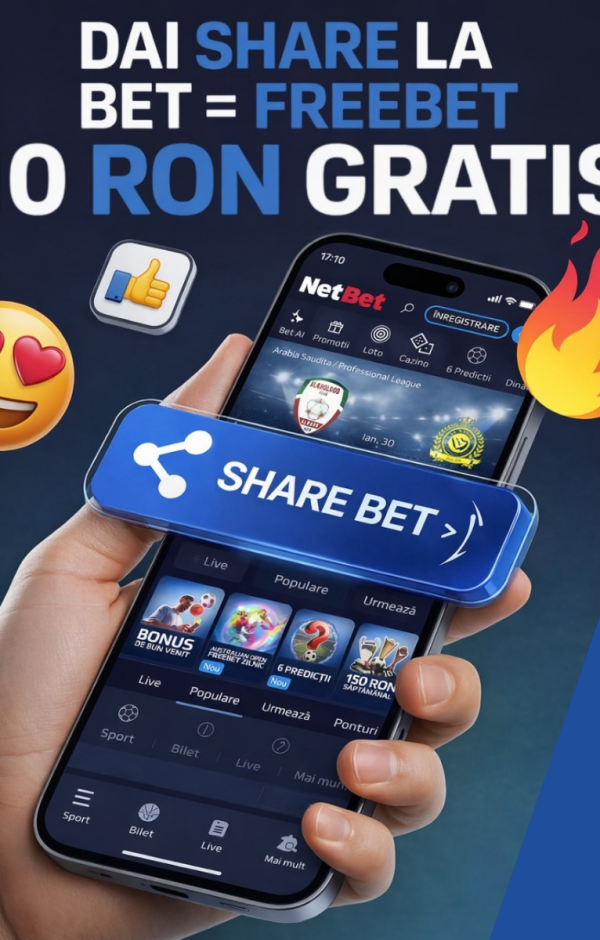 Pariu fara depunere freebet weekend netbet