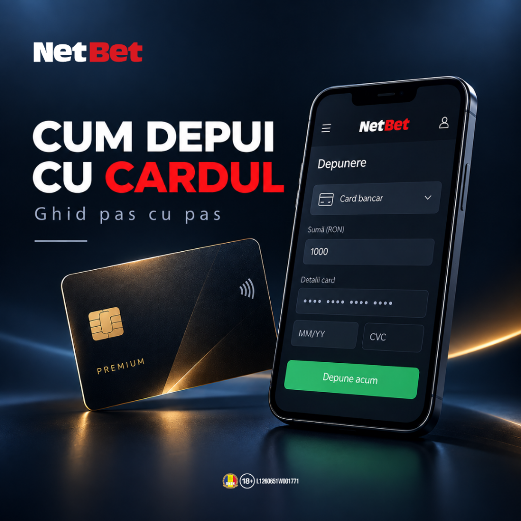 Cum depui cu cardul la NetBet – ghid pentru depuneri
