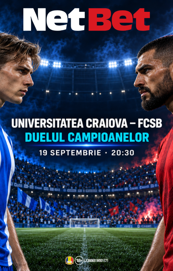 Universitatea Craiova – FCSB, duelul campioanelor în SuperLiga României