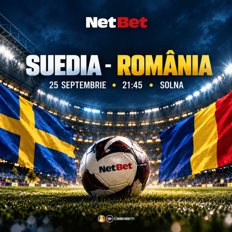 Suedia – România în Liga Națiunilor 2026, meci pe 25 septembrie la Solna